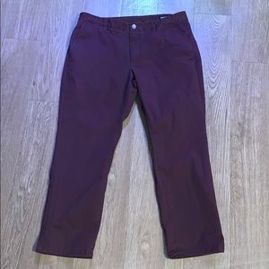 Bonobos Stretch Washed Chinos - Burgundy